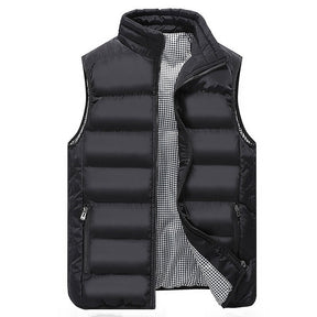 Jaqueta Puffer sem Mangas Masculina Luxo e Conforto LC107