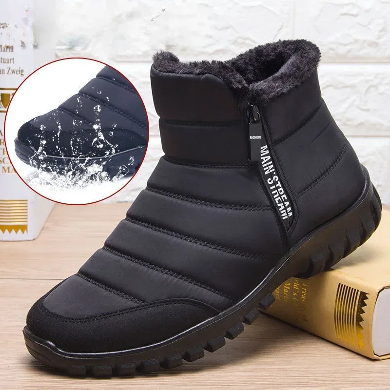 Bota de Inverno Impermeável Masculina Luxo e Conforto LC15