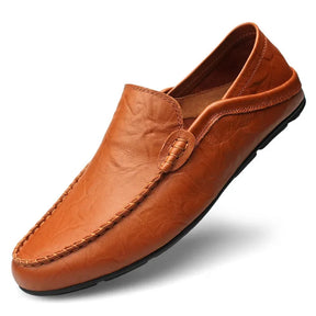 Mocassim Masculino de Couro Luxo e Conforto LC04