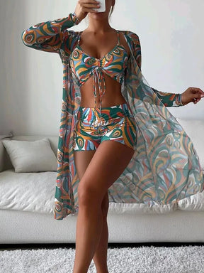 Conjunto Biquíni com Short e Saída de Praia - Ipanema