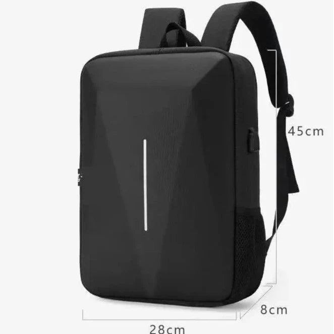 Mochila Executiva Luxo e Conforto LC03 - Notebook 15", Impermeável, Porta USB e Trava TSA