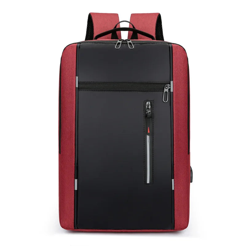 Mochila Executiva Luxo e Conforto LC05 - Notebook 15", Impermeável e Porta USB