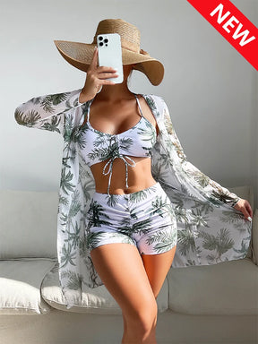 Conjunto Biquíni com Short e Saída de Praia - Ipanema