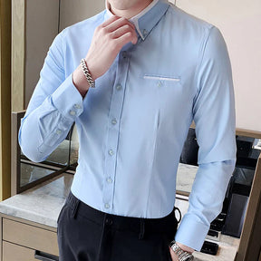 Camisa Social Masculina Luxo e Conforto LC76