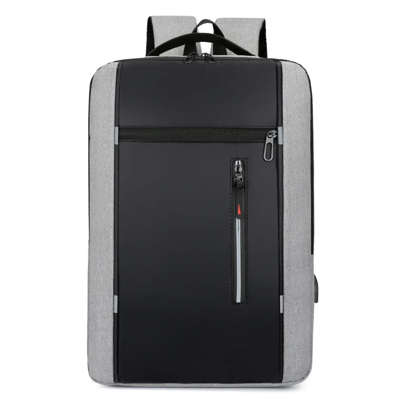 Mochila Executiva Luxo e Conforto LC05 - Notebook 15", Impermeável e Porta USB