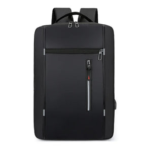 Mochila Executiva Luxo e Conforto LC05 - Notebook 15", Impermeável e Porta USB