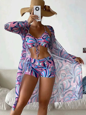 Conjunto Biquíni com Short e Saída de Praia - Ipanema