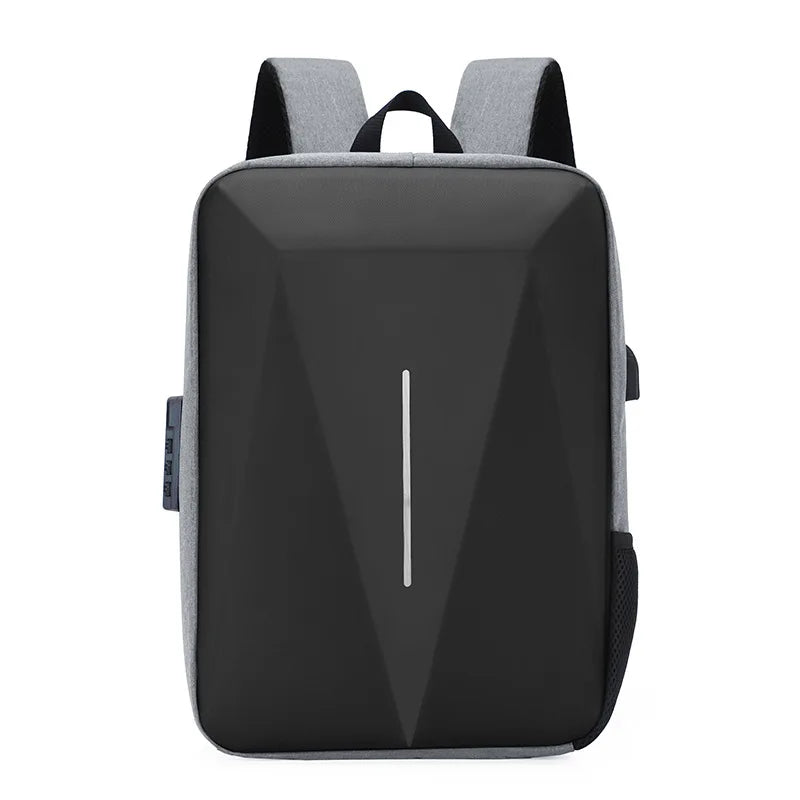 Mochila Executiva Luxo e Conforto LC03 - Notebook 15", Impermeável, Porta USB e Trava TSA