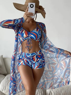 Conjunto Biquíni com Short e Saída de Praia - Ipanema