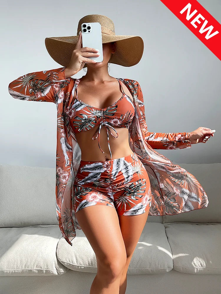 Conjunto Biquíni com Short e Saída de Praia - Ipanema