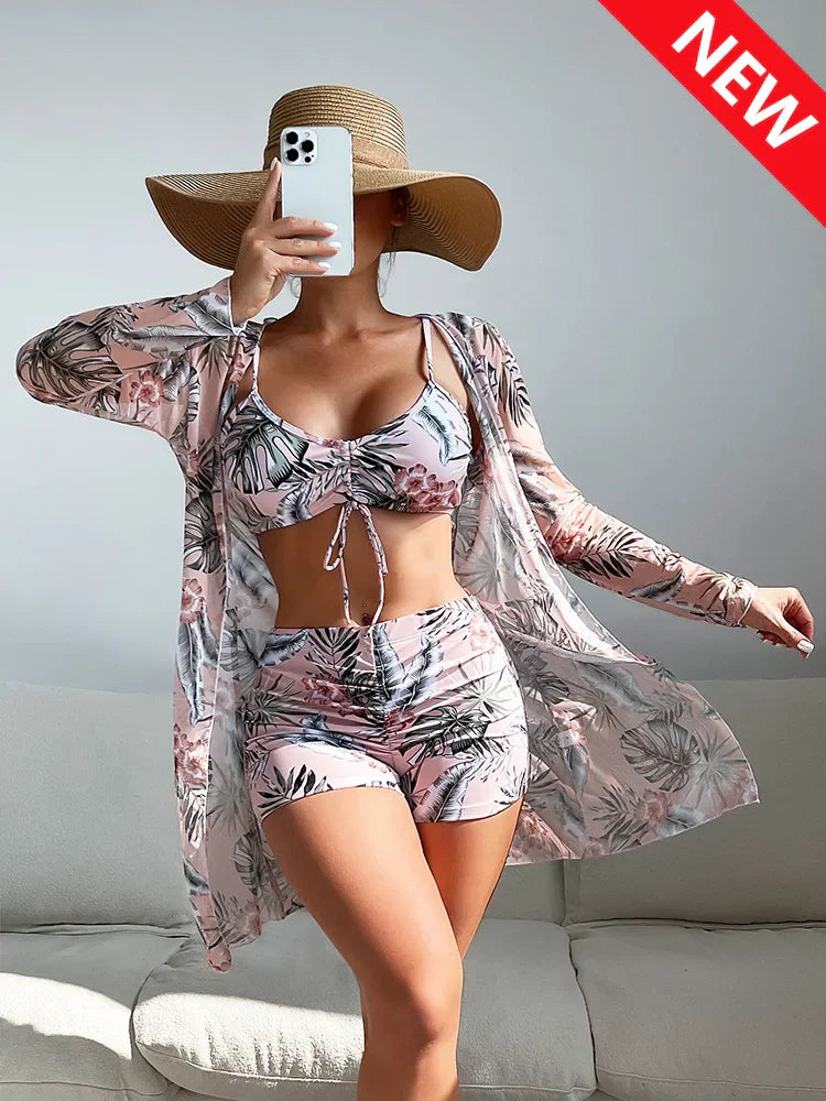 Conjunto Biquíni com Short e Saída de Praia - Ipanema