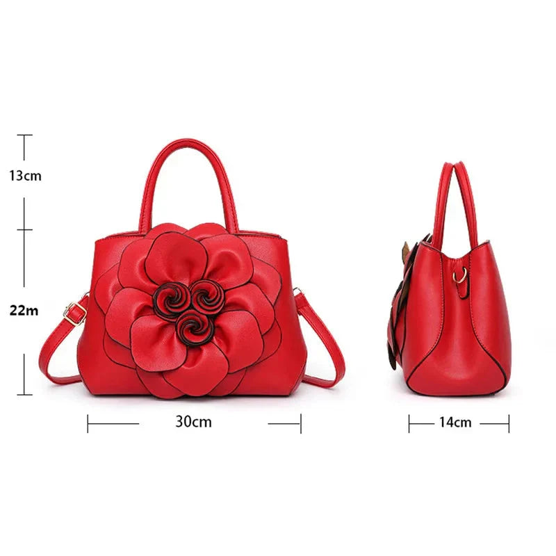 Bolsa Tote Feminina de Couro Impermeável - Florata