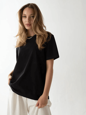 Camiseta Básica Feminina em Algodão Nina